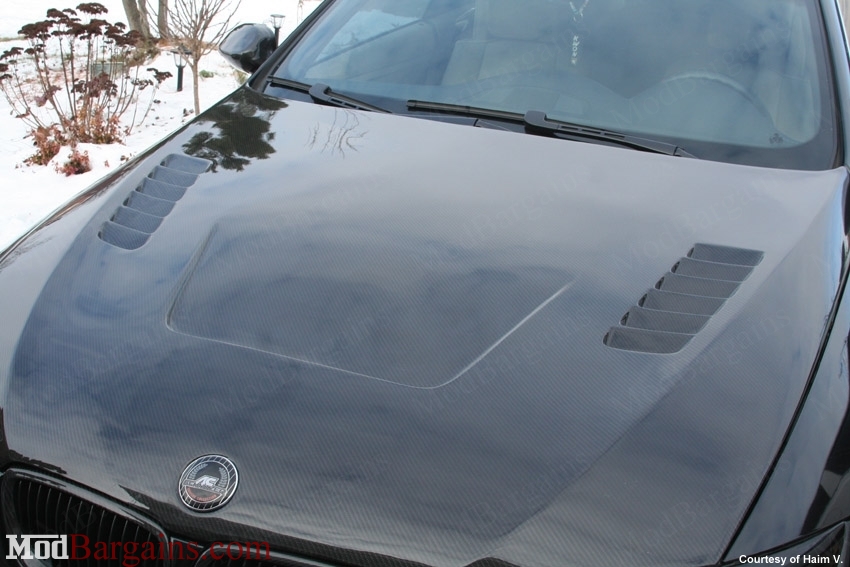 Carbon Fiber or FRP GTR Vented Hood E92/E93 328i/335i